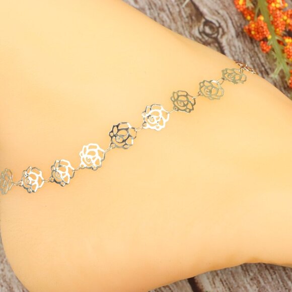 Dainty Anklet for Women – Elegant Everyday Jewelry & Perfect Gift | MLCRC1295 - Picture 2 of 10